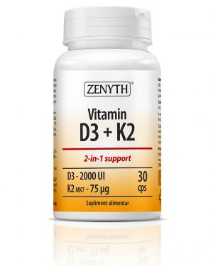 Витамин Д3 + К2 МК- 7 ( естествен менахинон- 7)